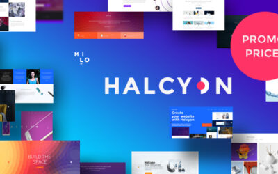 Halcyon – Multipurpose Modern Website HTML5 & CSS3 Template