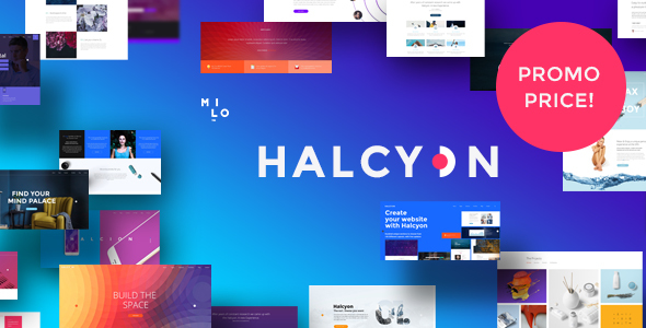Halcyon – Multipurpose Modern Website HTML5 & CSS3 Template