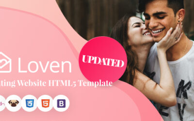Loven – Dating HTML5 Website Template
