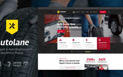 Autolane – Car Mechanic WordPress Theme