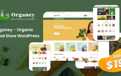 Organey – Organic Food WooCommerce WordPress Theme