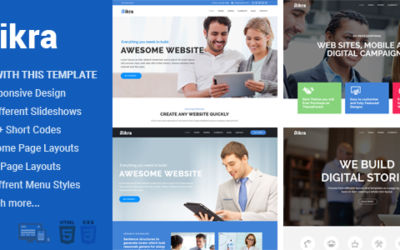 Aikra – Responsive Multipurpose Html5 Website Template
