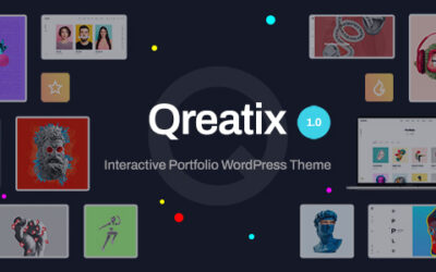 Qreatix – Interactive Portfolio WordPress Theme
