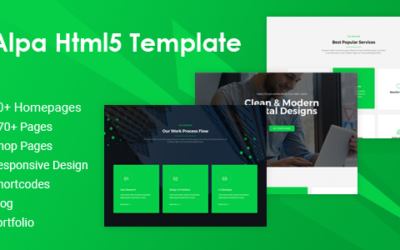 Alpa | Responsive Multipurpose HTML5 Website Template
