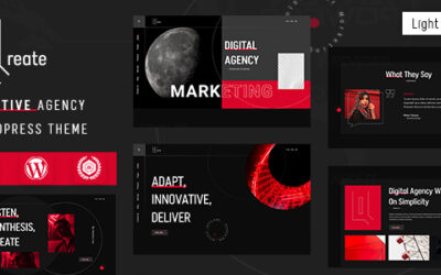 Qreate | Creative Agency WordPress Theme