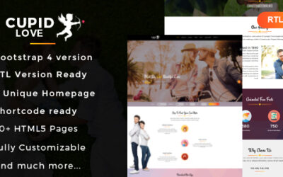 CUPID LOVE – Dating Website HTML5 Template