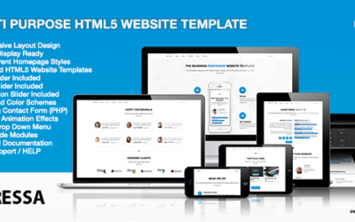 Pressa – Multi Purpose HTML5 Website Template