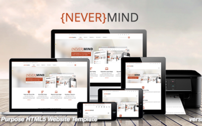 Nevermind – All in One HTML5 Website Template