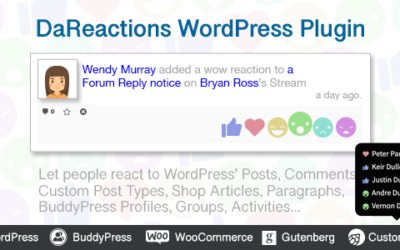 Reactions WordPress Plugin