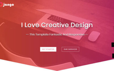 Django – One Page HTML5 Website Template