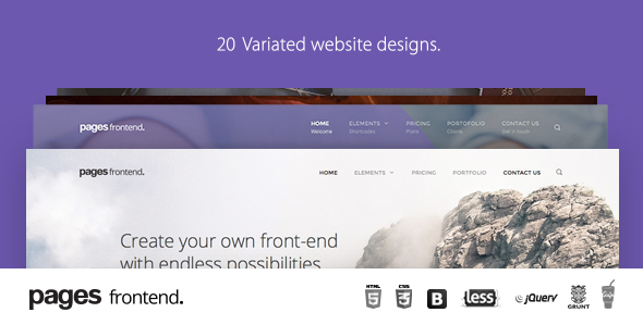 Pages – Multi-Purpose HTML5 Website Template