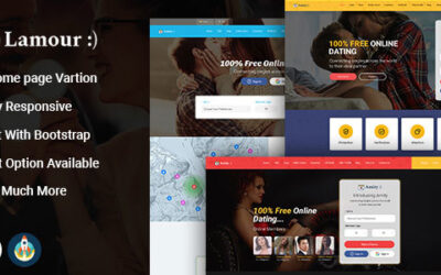 Lamour – Dating Website HTML5 Template