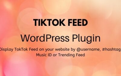 TikTok Feed – WordPress Plugin