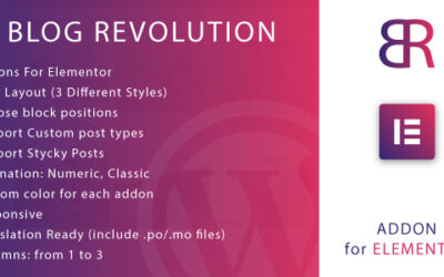 Blog Revolution for Elementor WordPress Plugin