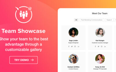 Team Showcase – WordPress plugin