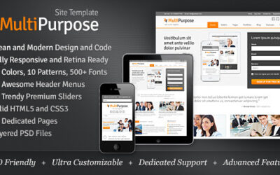 MultiPurpose – Responsive HTML5 Website Template