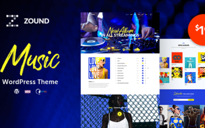 Zound – Music WordPress Theme