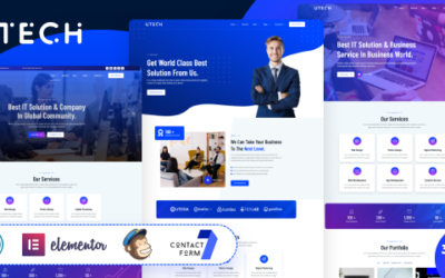 uTech – IT Solution And Technology WordPress Theme