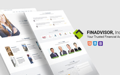 Finadvisor – Responsive Bootstrap HTML5 Website Template