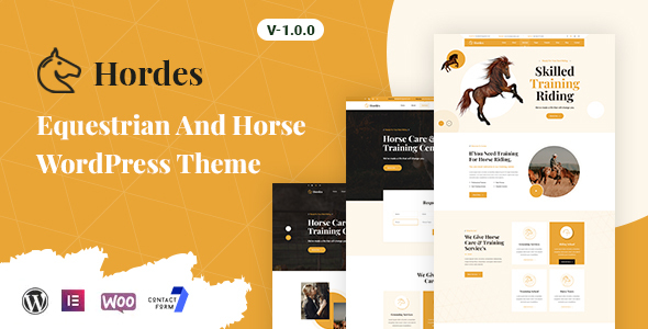 Hordes – Equestrian And Horse WordPress Theme