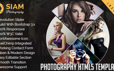 Photography Portfolio – HTML5 Website Template