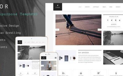 Thor – Creative portfolio HTML5 Website Template