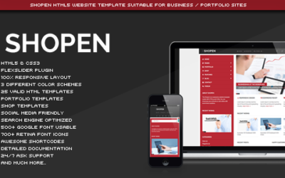 Shopen – Creative Corporate HTML5 Website Template