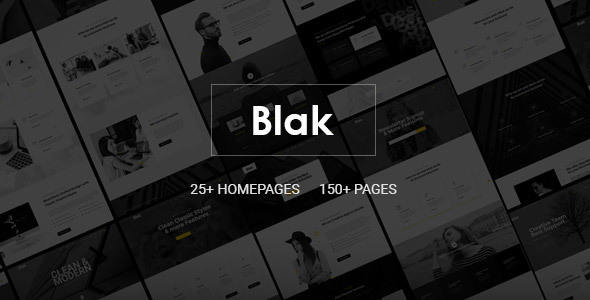 Blak – Responsive MultiPurpose HTML5 Website Template