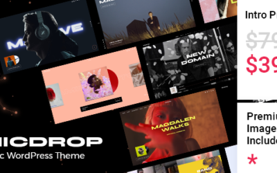 Micdrop – Music WordPress Theme