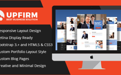 UpFirm Multi Purpose HTML5 Website Template