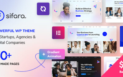 Sifara – Startups & Agencies WordPress Theme