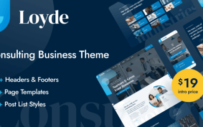 Loyde – Consulting Business WordPress Theme