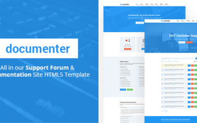 Documenter – All in One Support, Knowledgebase, Documentation Website HTML5 Site Template