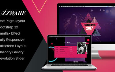 Buzzware – Fashion Week & Beauty Event HTML5 Responsive Website Template