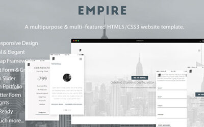 EMPIRE- A Multipurpose & Multi-featured HTML5/CSS3 Website Template