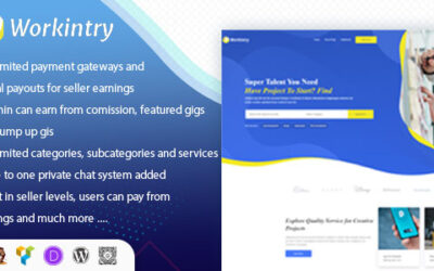 Workintry – Freelance Marketplace and Gig Based WordPress Plugin