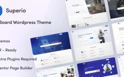 Superio – Job Board WordPress Theme