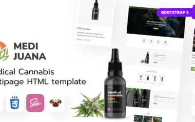 Medijuana – Marijuana Store HTML5 Template