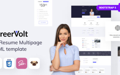 CareerVolt – Responsive CV Resume HTML5 Template