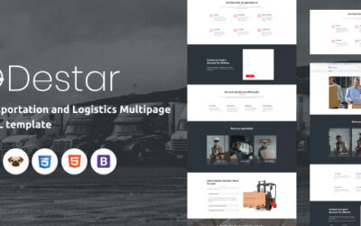 Destar – Transportation and Logistics HTML5 Template