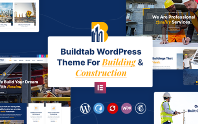 BuildTab – Construction Firm WordPress Theme